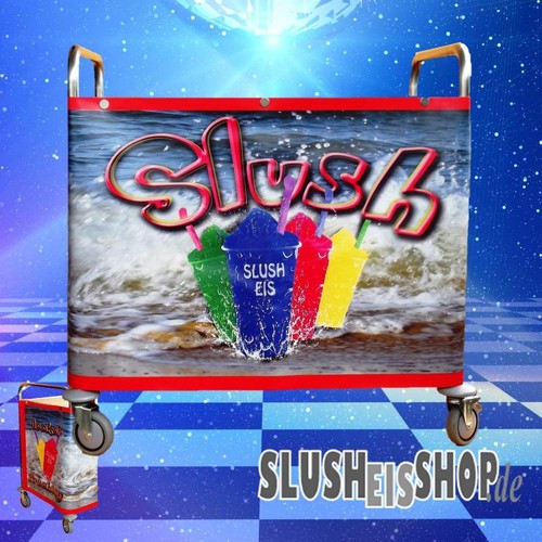 Rollwagen edelstahl für slush - rollwagen,