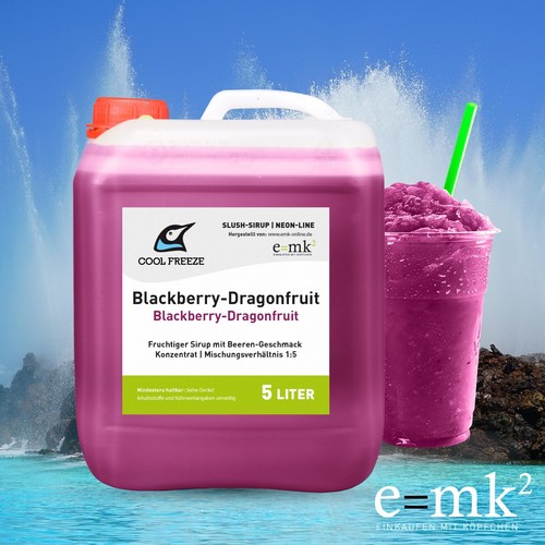 Blackberry dragonfruit slush - blackberry,