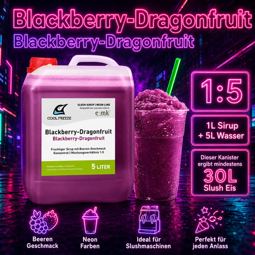 Blackberry dragonfruit slush - dragonfruit,