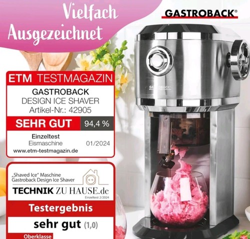 Gastroback design ice - design, shaver